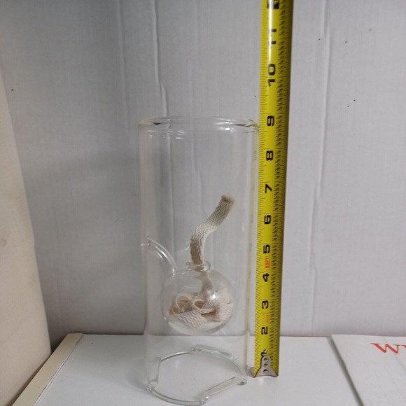 " Vintage Wolfard Oil lamp Mid Century MCM Minimalist Hand Made - Picture 1 of 4